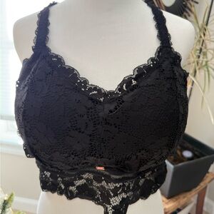 Chic Black Lace Bra